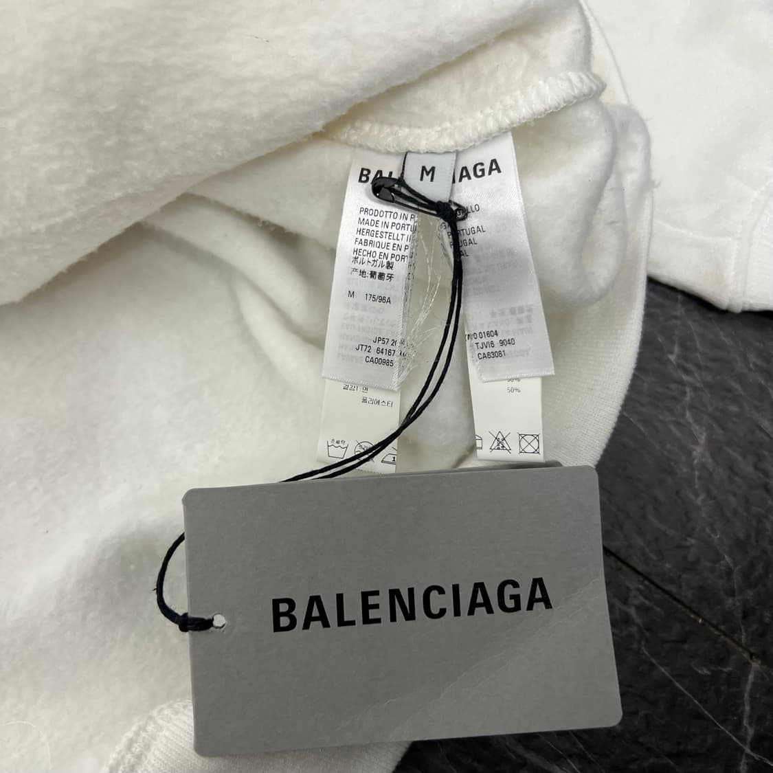 (새상품택)-발렌시아가 멀티 랭귀지 프린티드 후디 상품이미지4