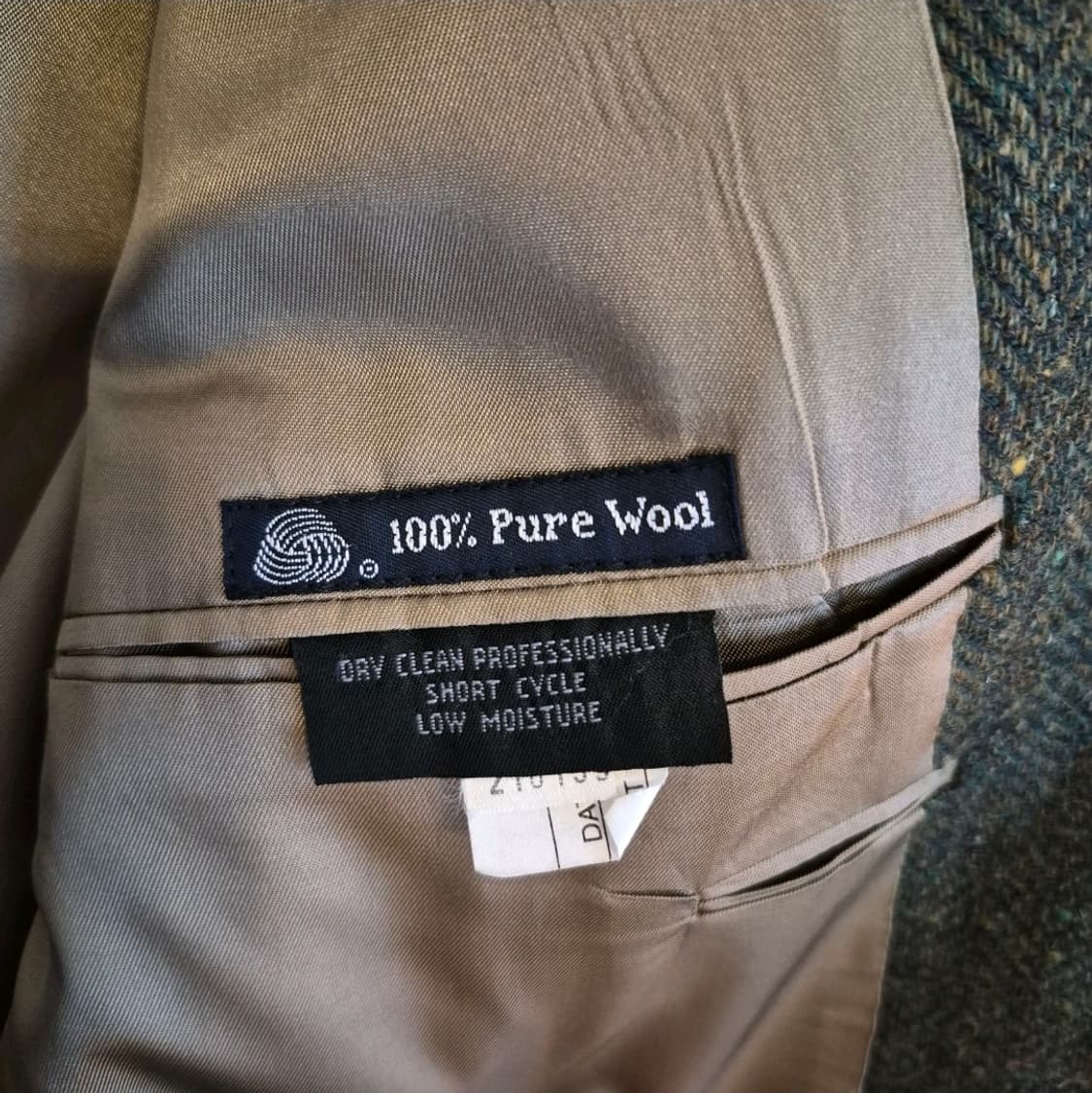 버버리 빈티지버버리 도네갈 트위드 헤링본 스포츠코트 자켓 XL 상품이미지10