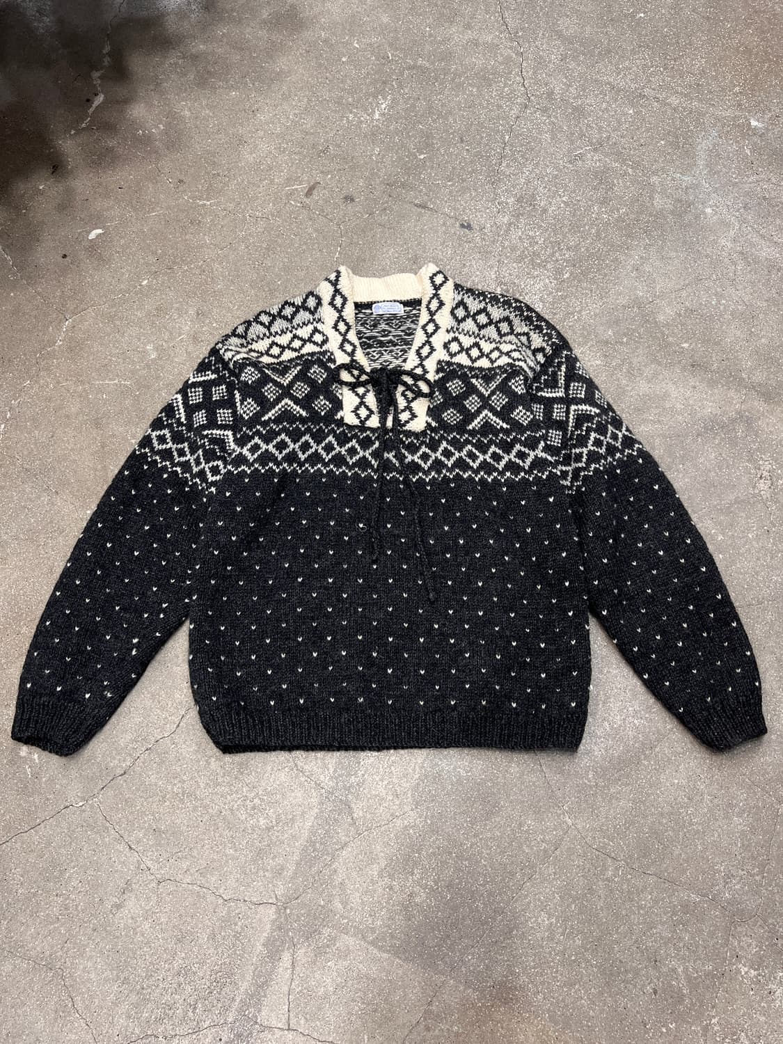 OSLO 핸드메이드 노르딕 울 스웨터 상품이미지1