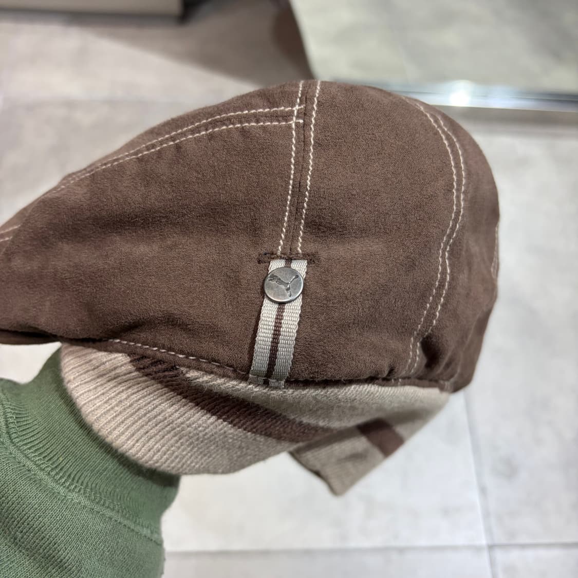 푸마 초코 브라운 헌팅캡 모자 상품이미지5