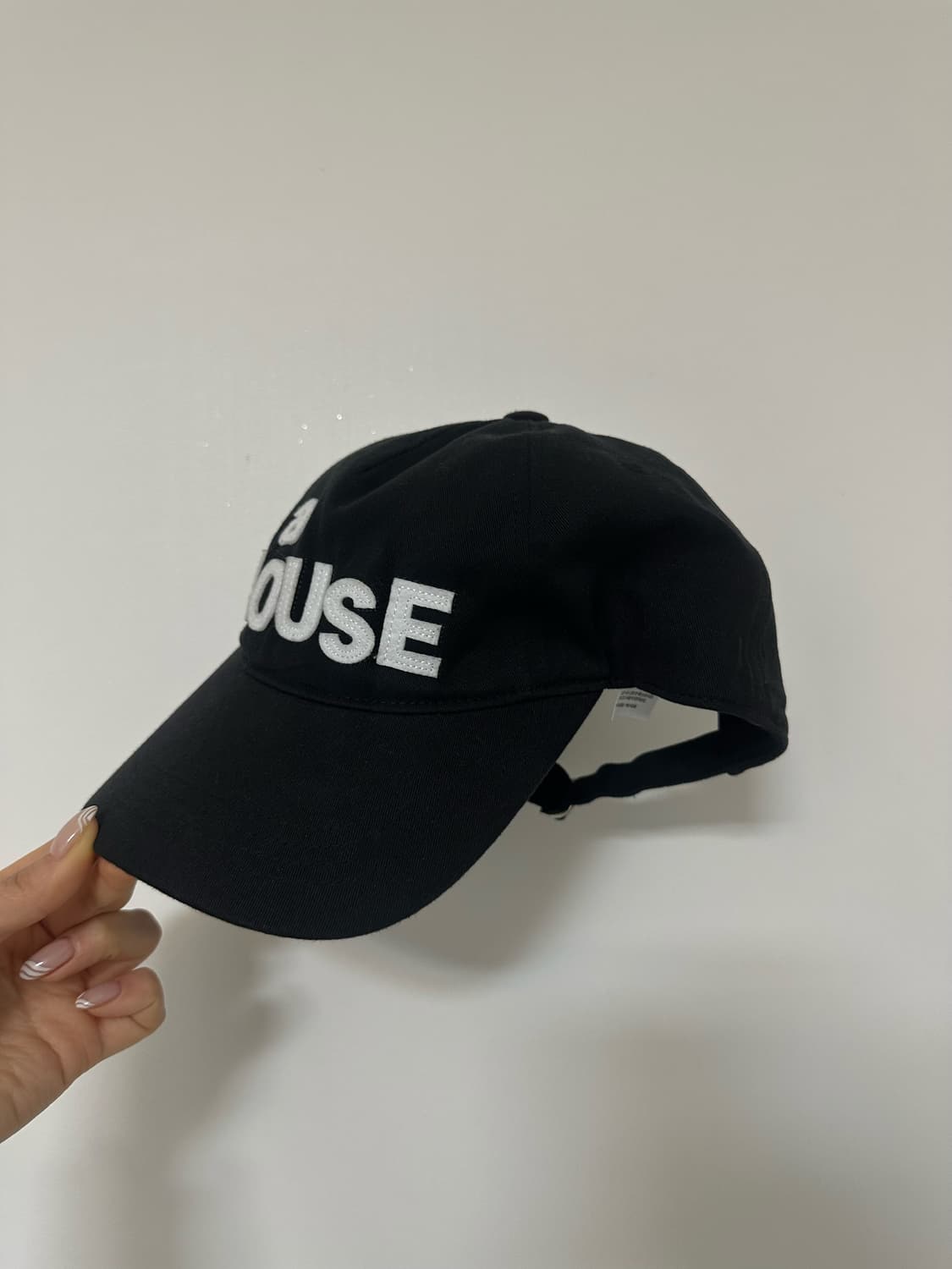 키코지 어하우스 블랙 볼캡 상품이미지4