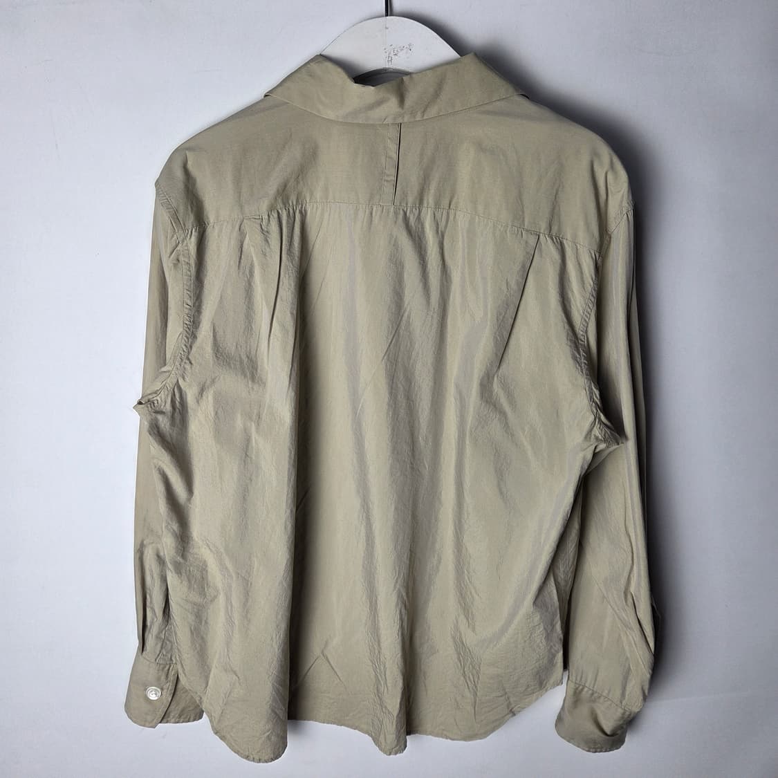 [MARGARET HOWELL] 마가렛호웰 미니멀 코튼 실크 셔츠 상품이미지2