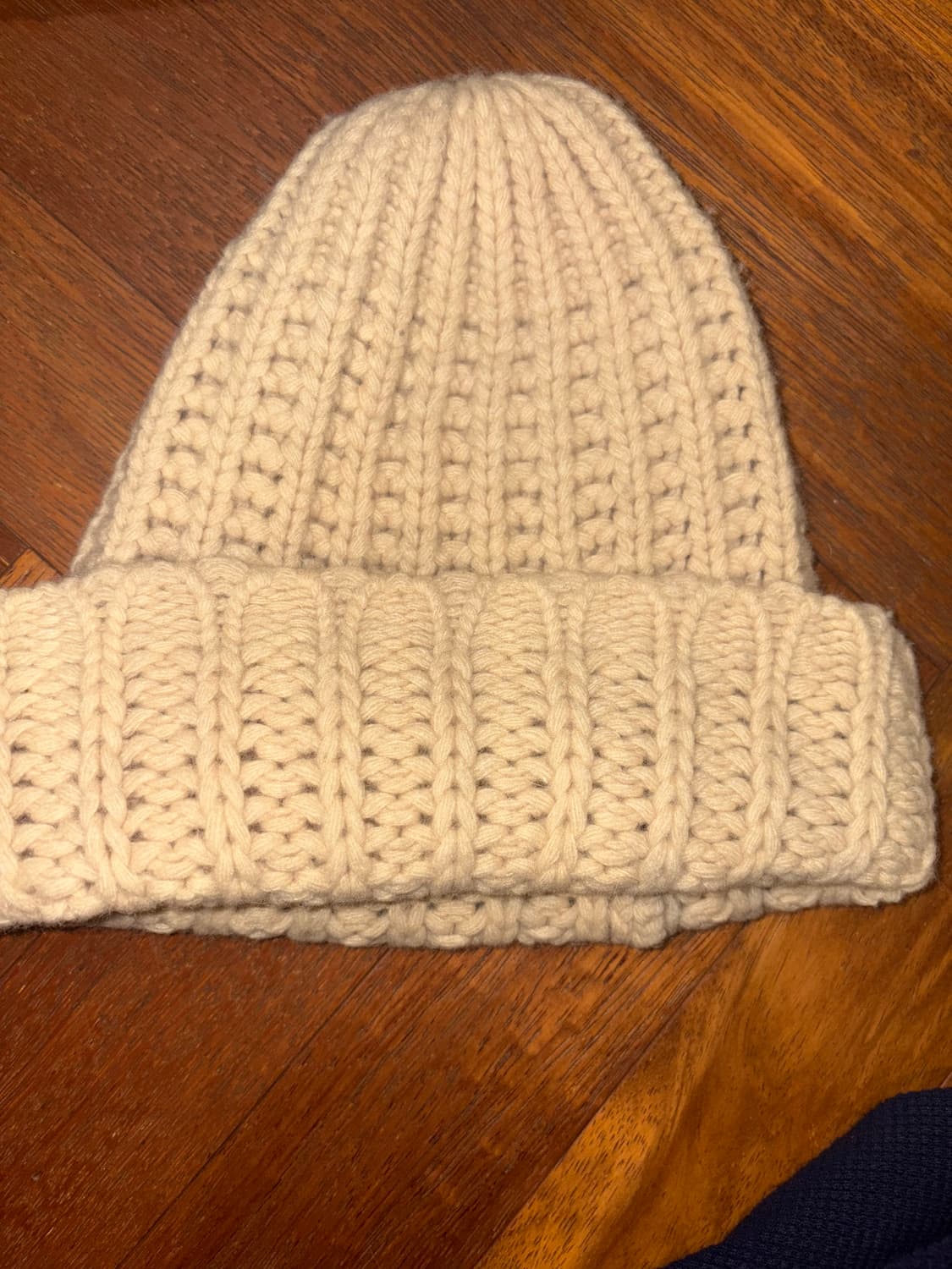 latelier 뜨개 키세스 비니 베이지 상품이미지1