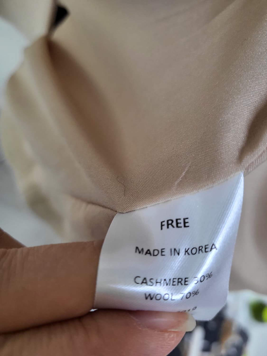 개이득!가성비!YVZ 캐시미어 울 더블 롱코트 FREE새제품 상품이미지5