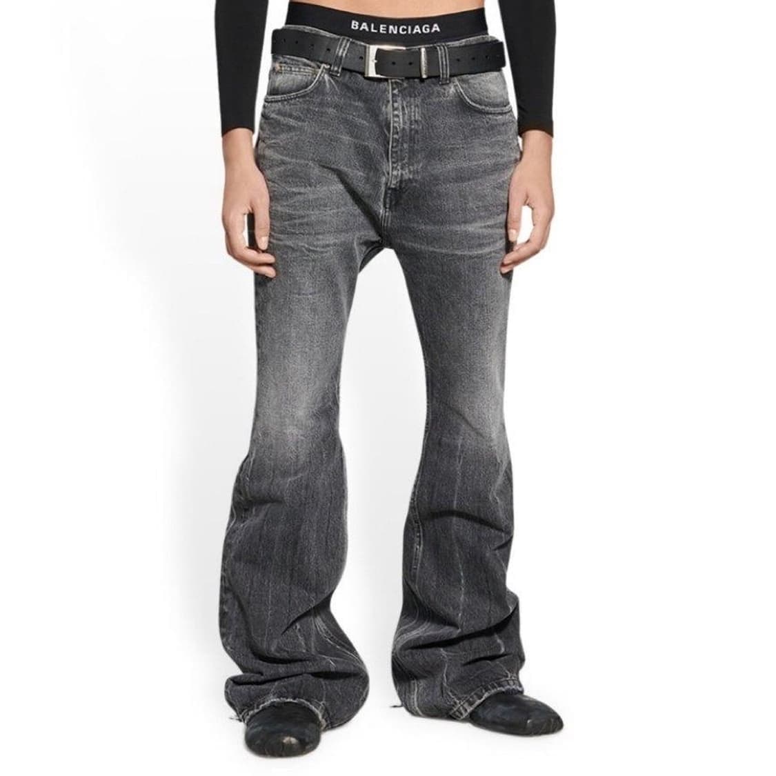 발렌시아가 로스트테잎 플레어진 상품이미지2