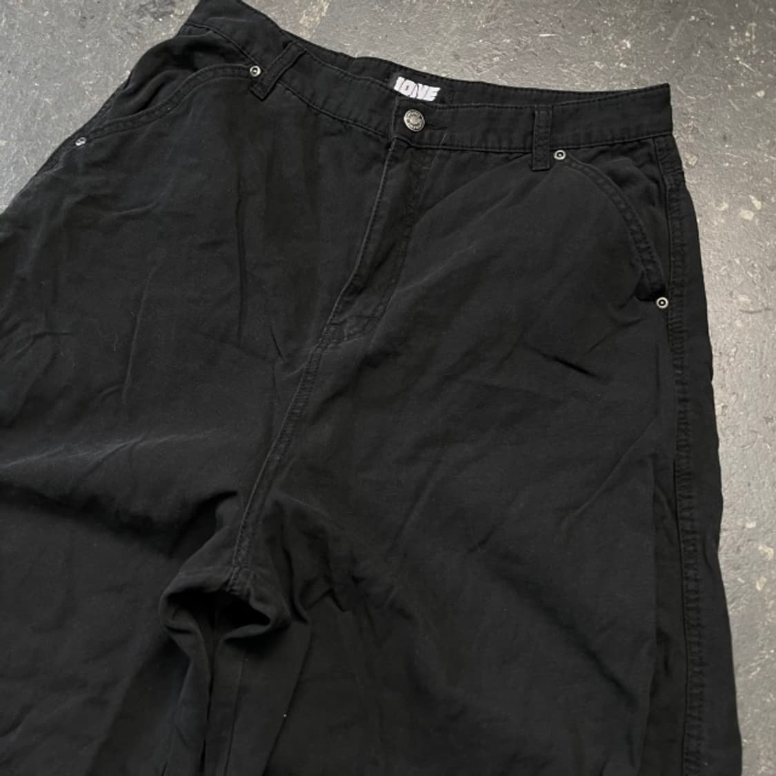 M IONE 와이드 카고 데님팬츠 상품이미지2