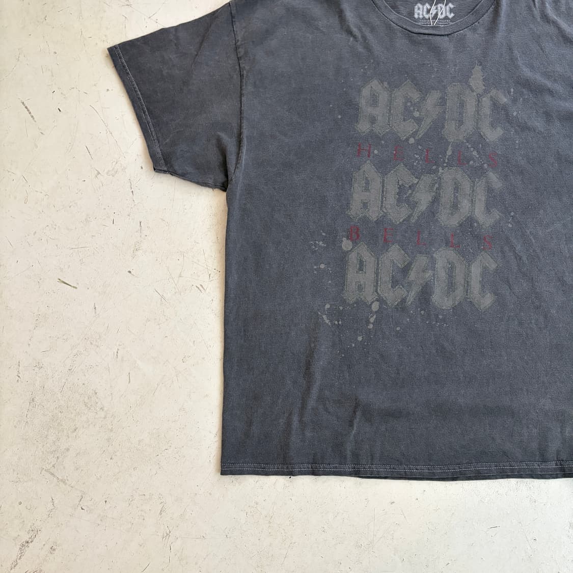 ACDC 빈티지 락밴드 반팔티 2XL-3XL 상품이미지3