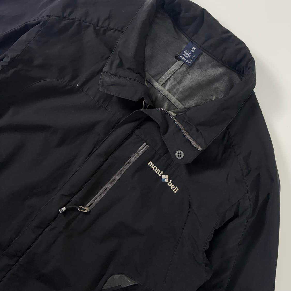 Montbell  몽벨 고어텍스 블랙 윈드브레이크 자켓  상품이미지3