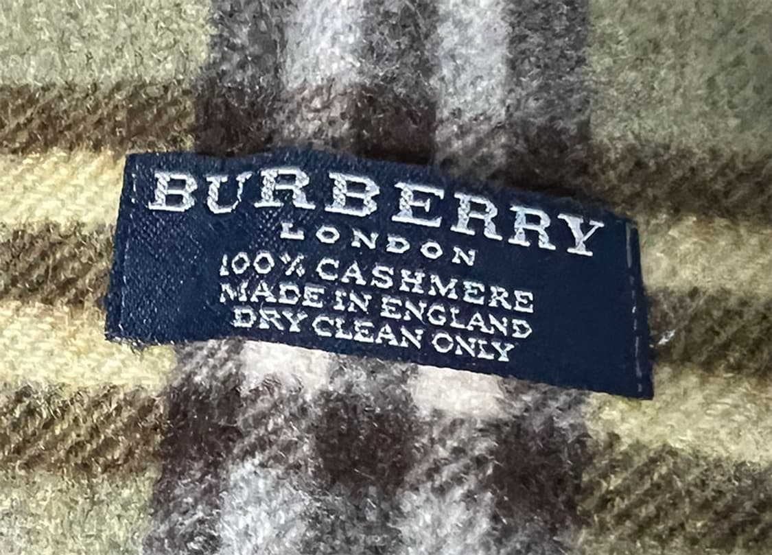 버버리 캐시미어100 머플러 목도리 노바체크 캐주얼  상품이미지3