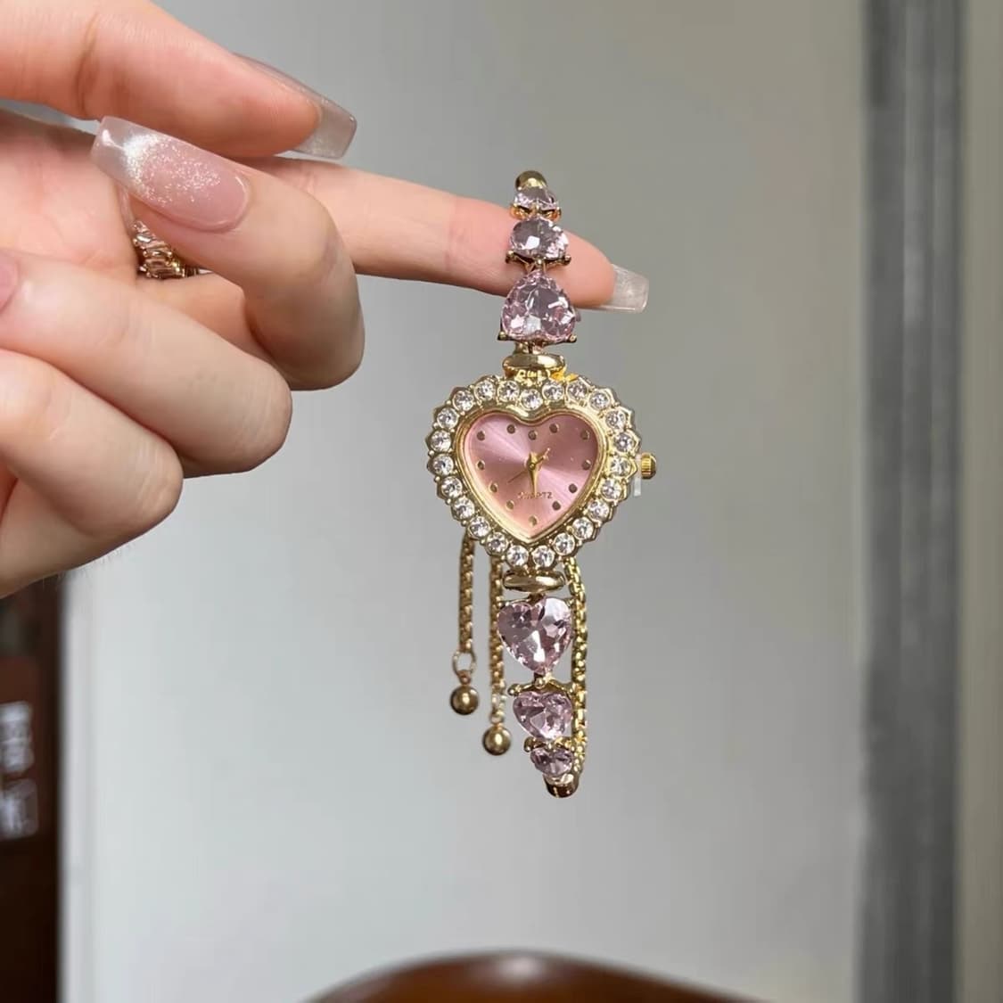핑크 하트 쥬얼리 시계 ✨ 상품이미지2