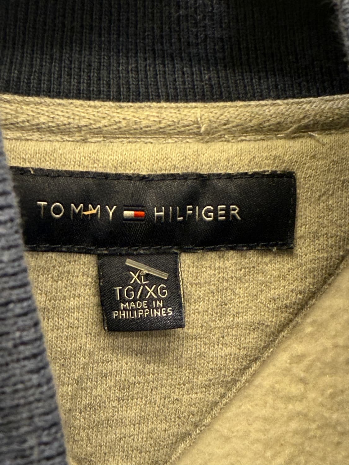 타미힐피거 아카이브 자수 빅로고 박시핏 집업 자켓 U825 상품이미지5