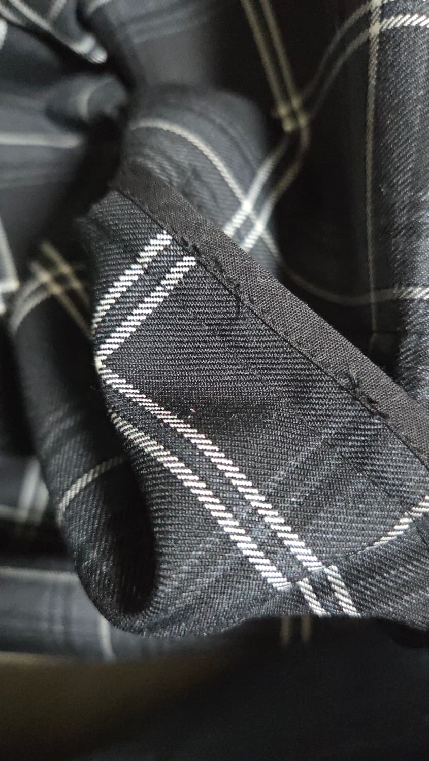 (착샷) 솔리드옴므 체크 셔츠 자켓 오버핏 상품이미지10