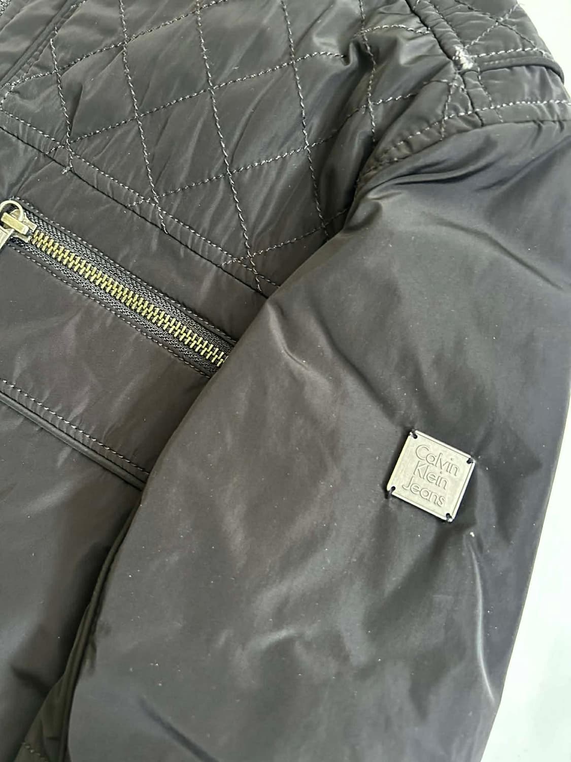 [M] 캘빈클라인 진스 멀티포켓 00s 퀄티드 집업 자켓 상품이미지8