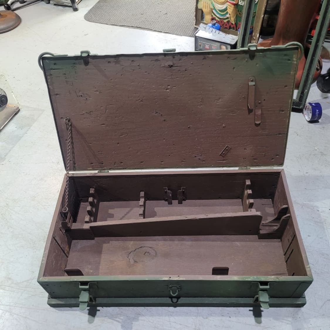 미 빈티지 우드 군용 박스
 상품이미지8