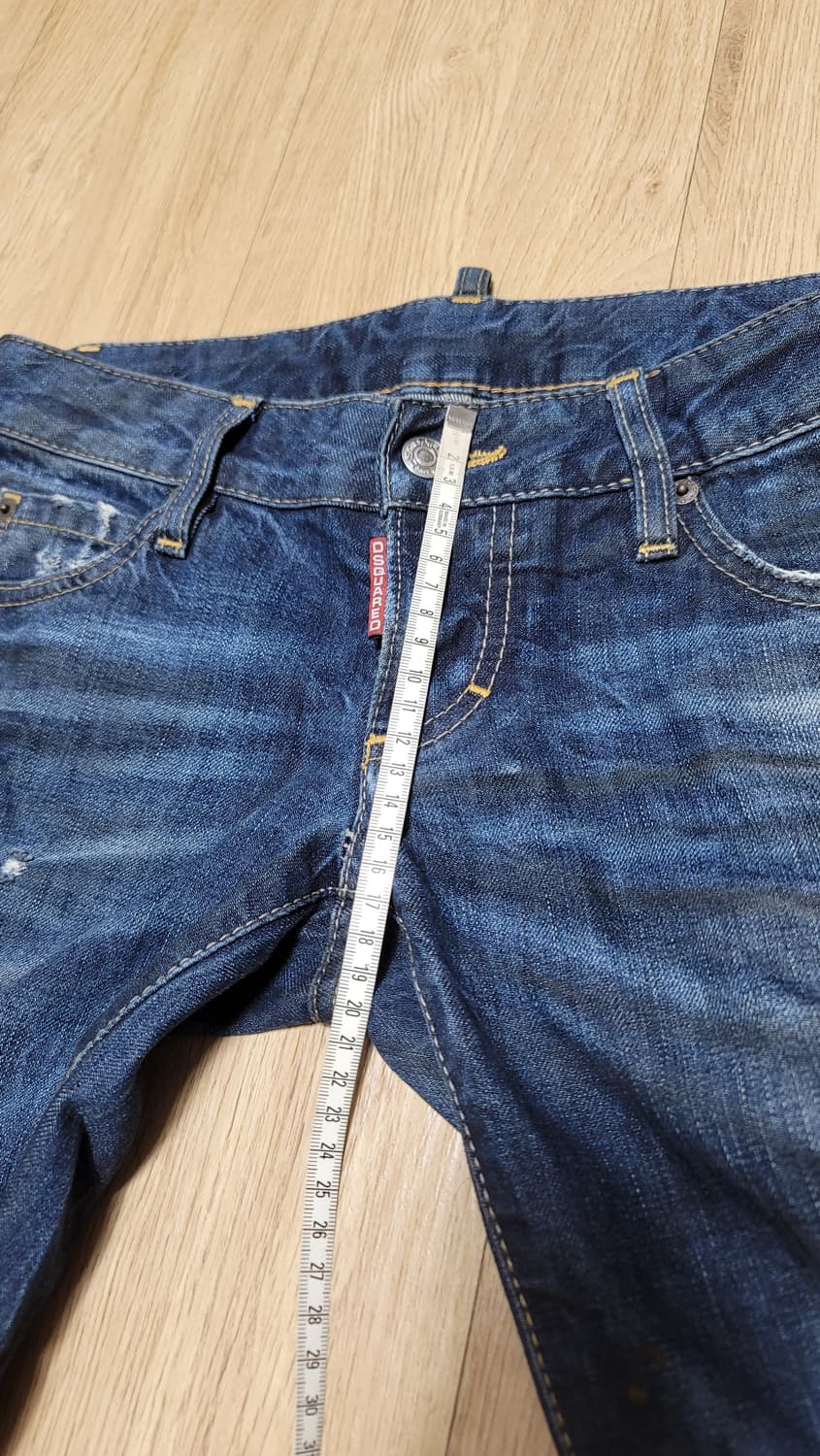 DSQUARED2 디스퀘어드 슬림 워싱 데님 여성 EU38 상품이미지5