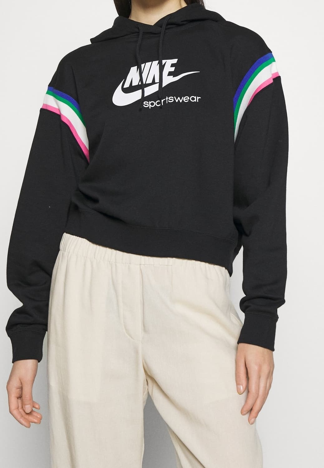 S ) 나이키 여성 헤리티지 크롭 후드티 상품이미지2