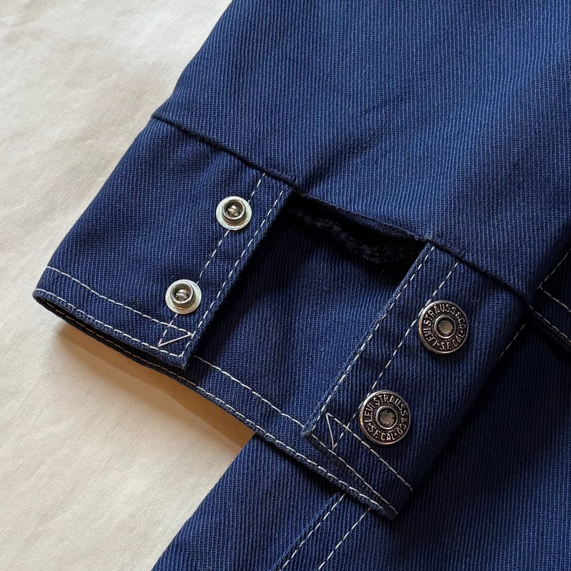 [W55] 60s USA Levis for gals 코튼 트윌 자켓 상품이미지6