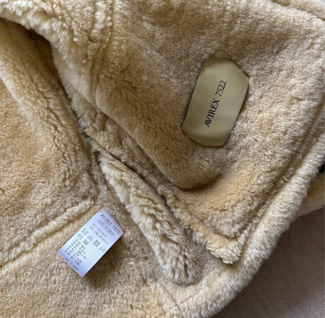 Avirex7522 B-6 무스탕 상품이미지3