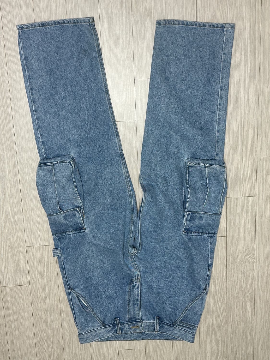 위캔더스 와이드 카고 카펜더 데님팬츠 상품이미지3