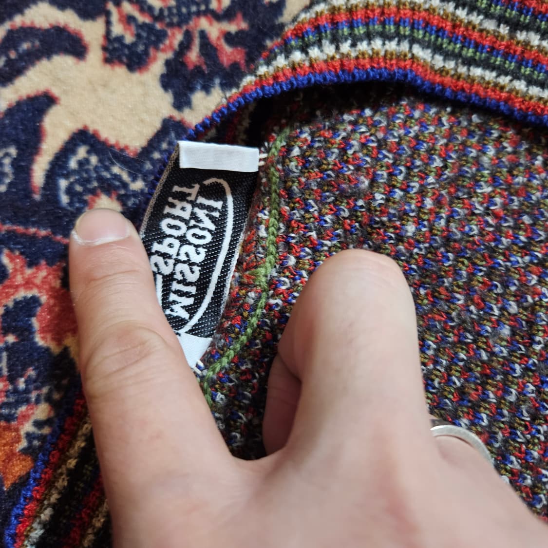 미쏘니(Missoni) 보헤미안 플라워 루즈핏 울 가디건 42size 상품이미지4