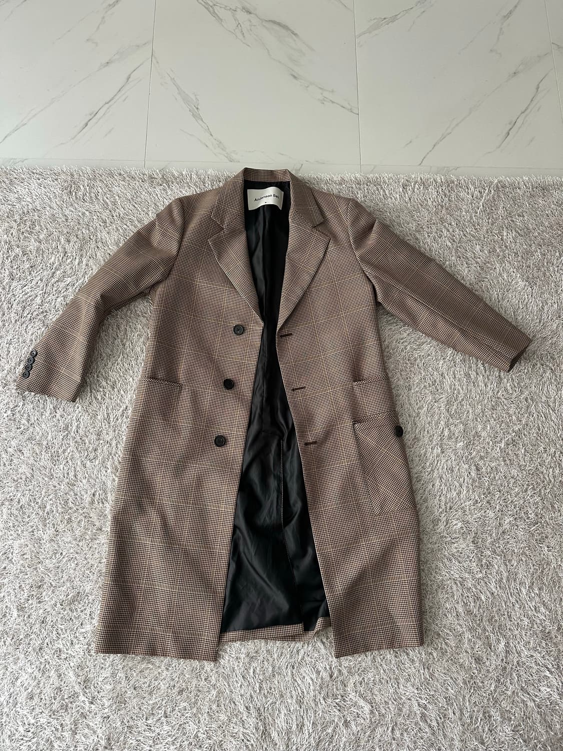 Andersson bell 체크 코트 상품이미지1