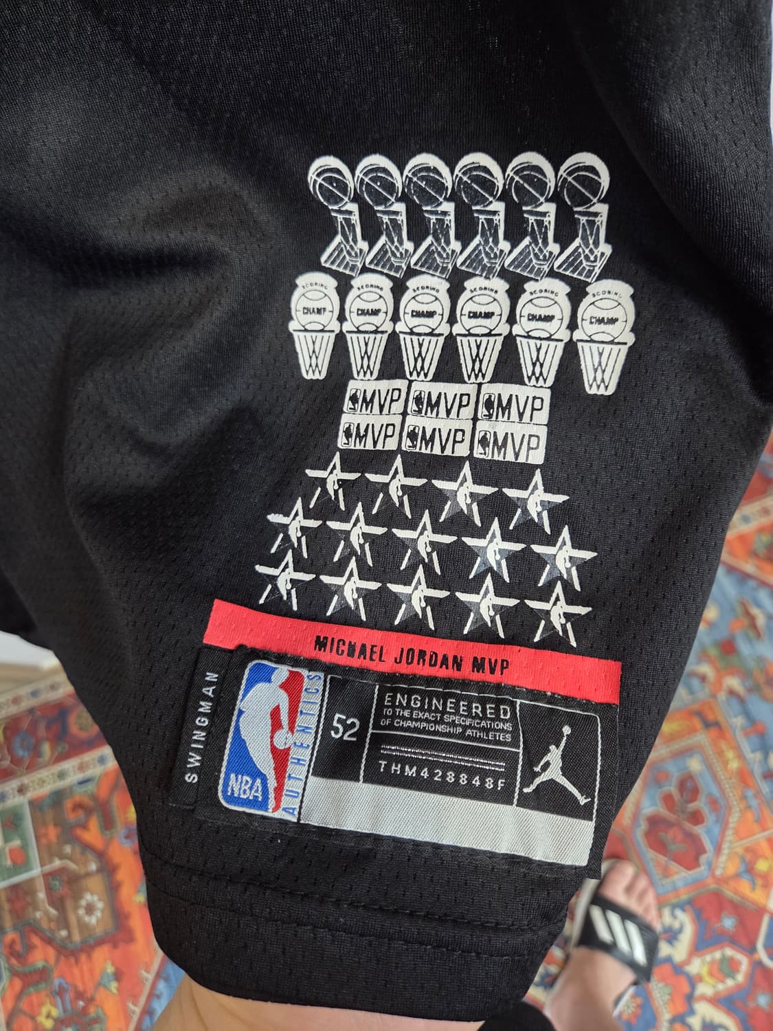 조던 nba 시카고불스 mvp 스윙맨 민소매나시 xl 상품이미지3