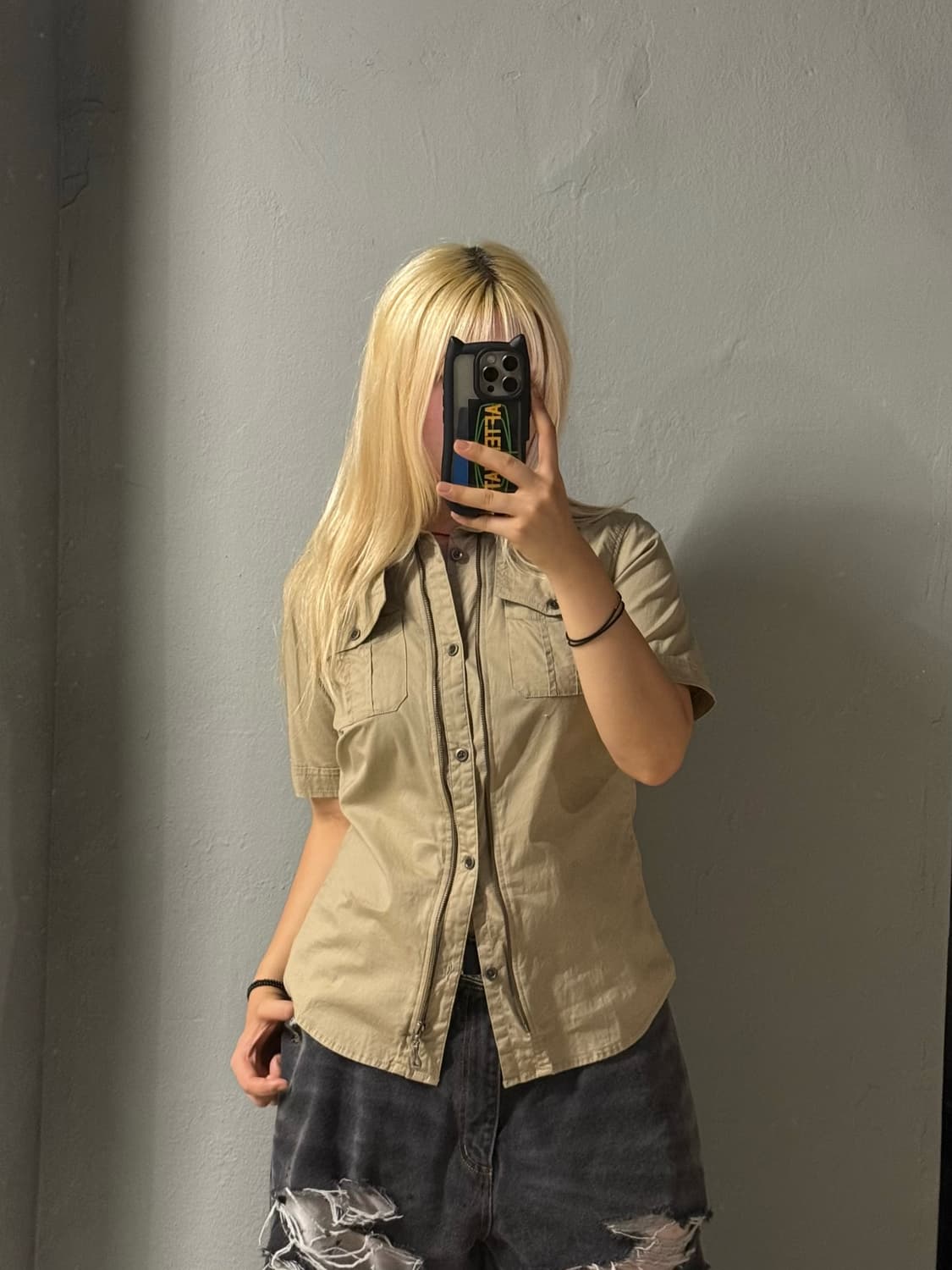 male & co zipper detail pocket shirt 상품이미지1