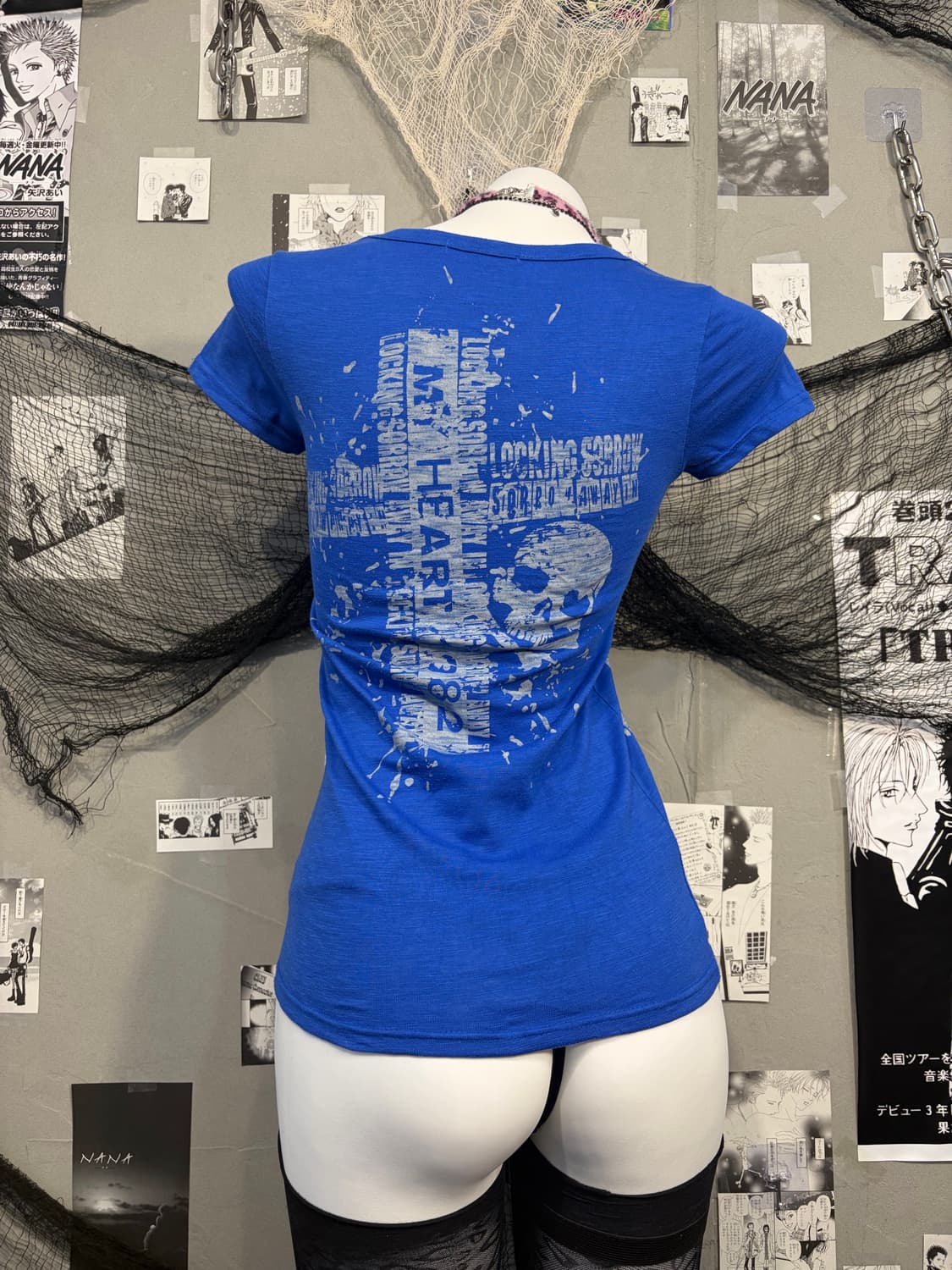 PUNK skull cross halfsleeve 상품이미지8