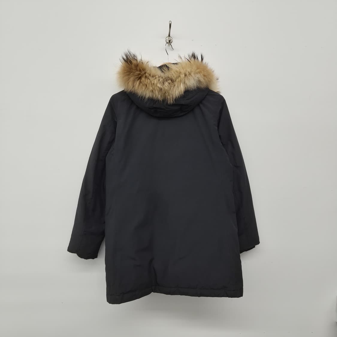울리치 후드 퍼 야상 블랙 여성 M 상품이미지5