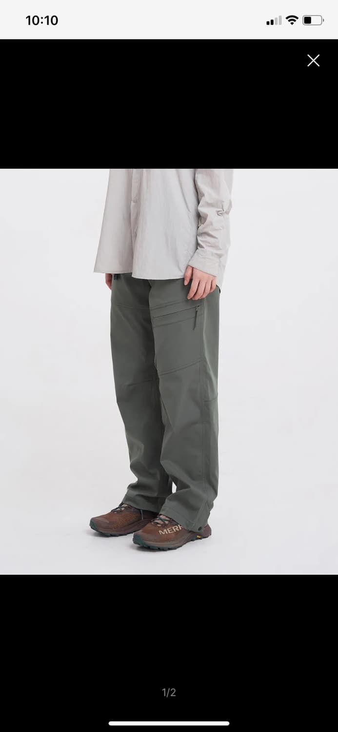 고요웨어 스탠더 트윌 팬츠 올리브 L 상품이미지4