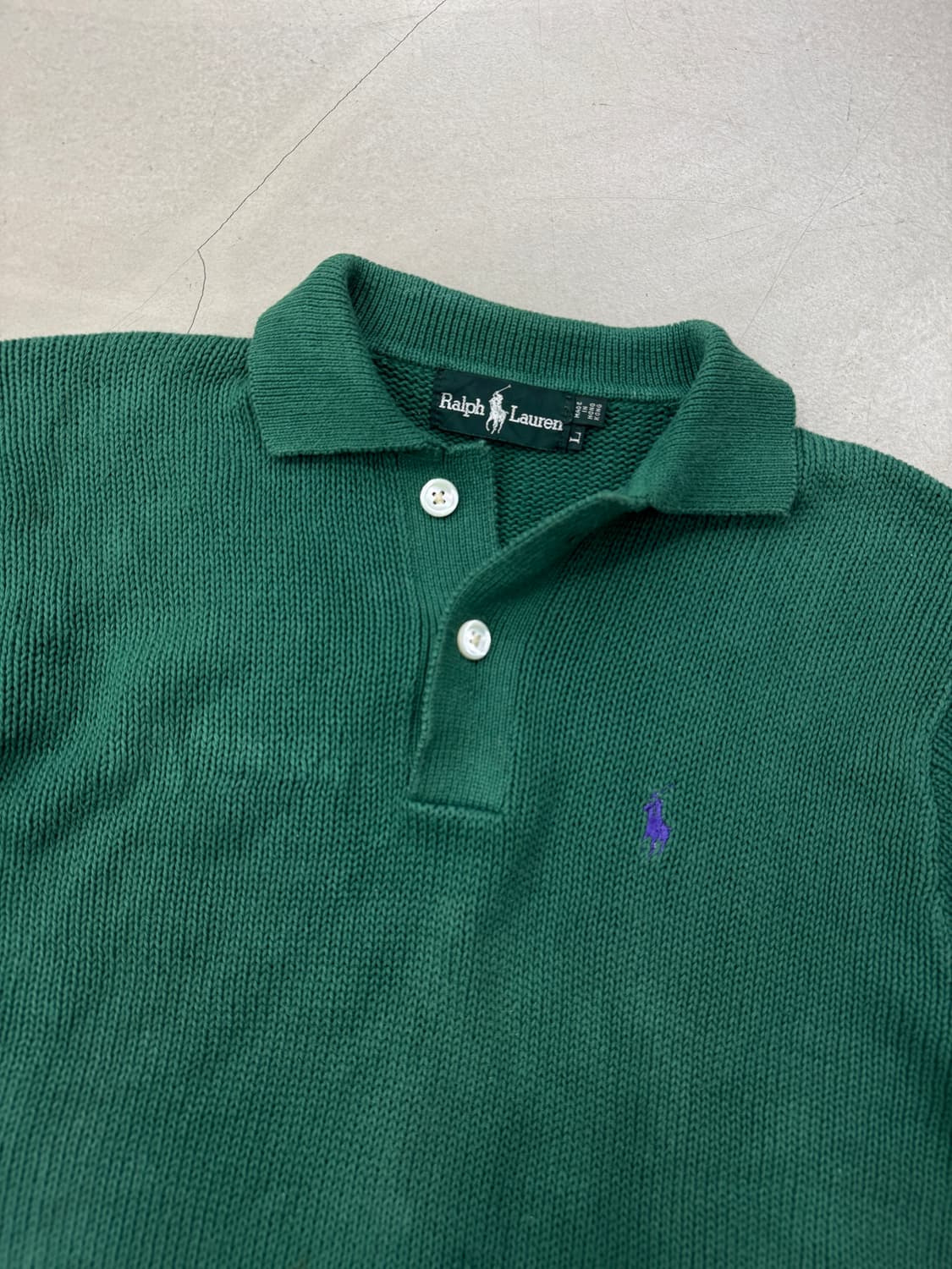 폴로 반팔 니트 L 상품이미지2