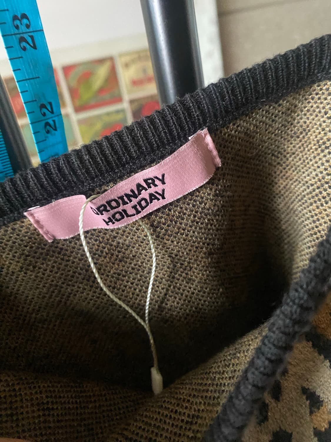 ORDINARY HOLIDAY 호피 뷔스티에 상품이미지2