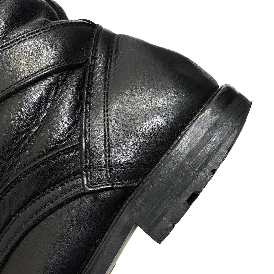 요지 야마모토 와이즈 가죽 레이스업 워크 부츠 255 상품이미지6