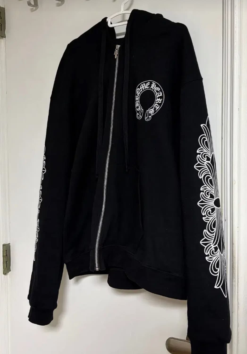 M)크롬하츠 플로랄 홀스슈 헤비웨이트 후드집업 상품이미지2