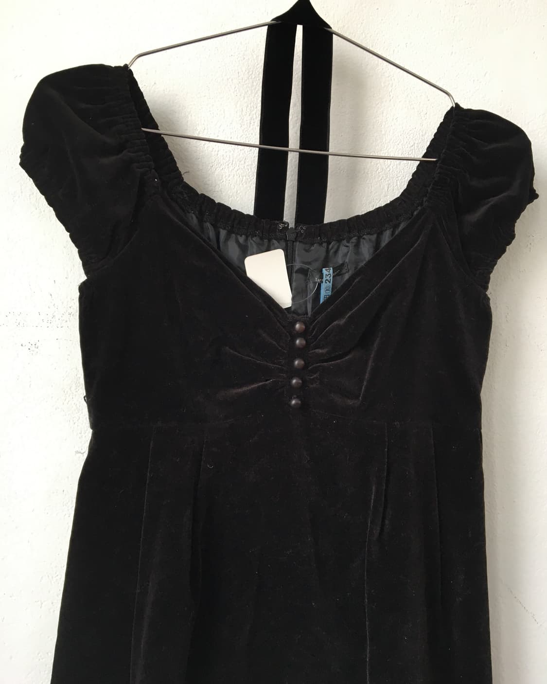 Ornament pattern velvet onepieeve 상품이미지5