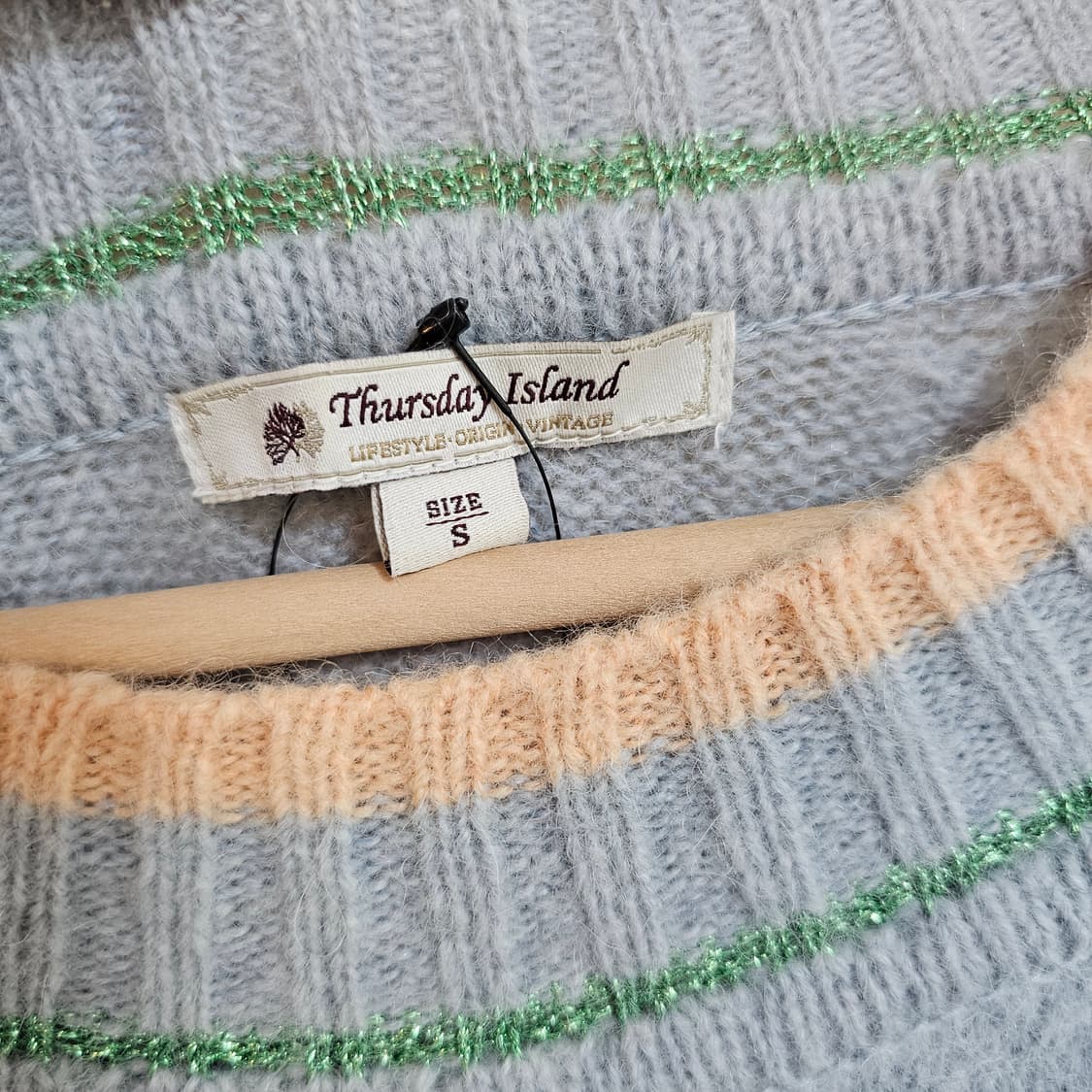 [THURSDAY ISLAND] 써스데이아일랜드 배색 니트 상품이미지4