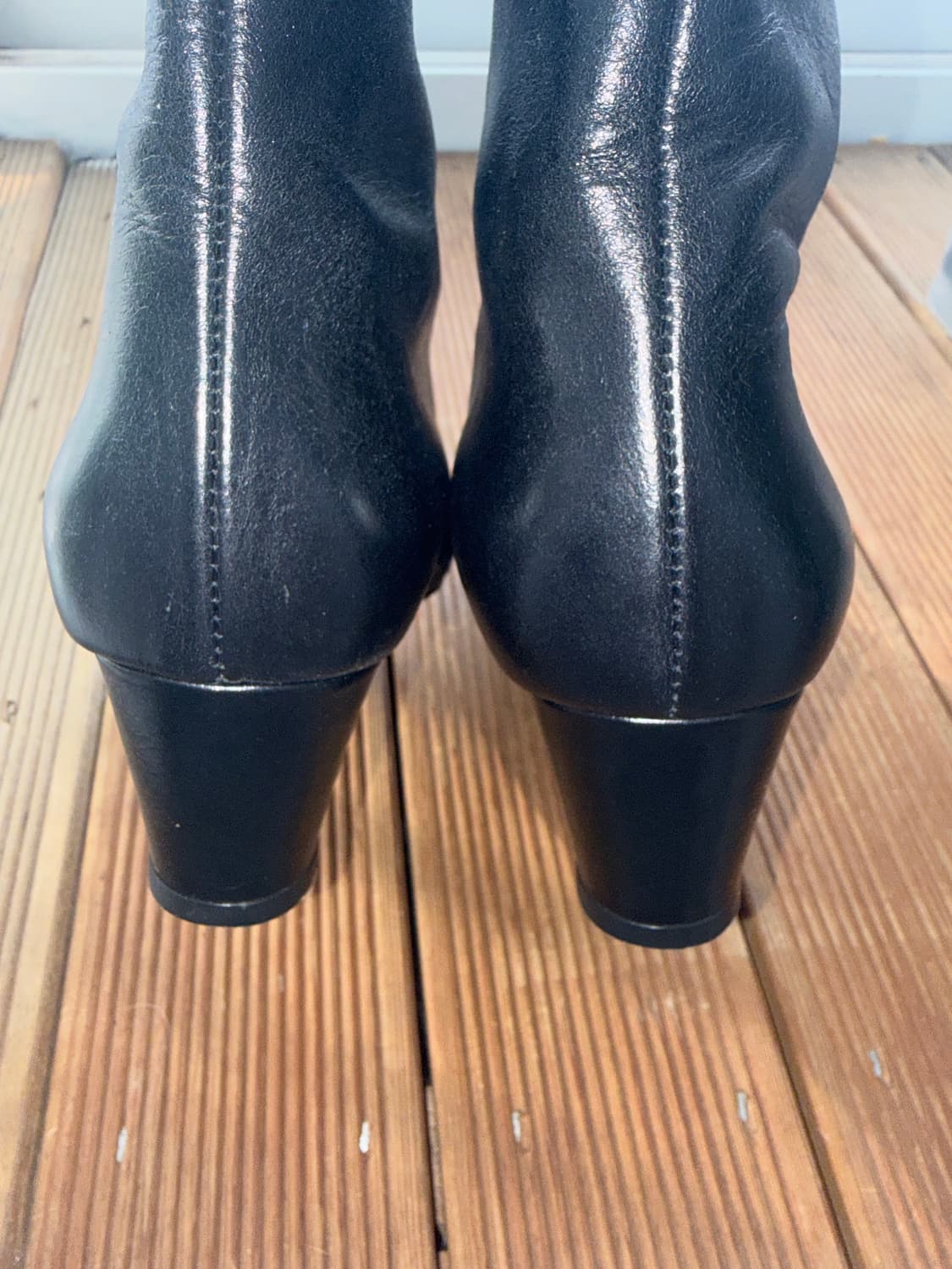 Curved Wedge Leather boots (쓰리투에이티) 상품이미지8