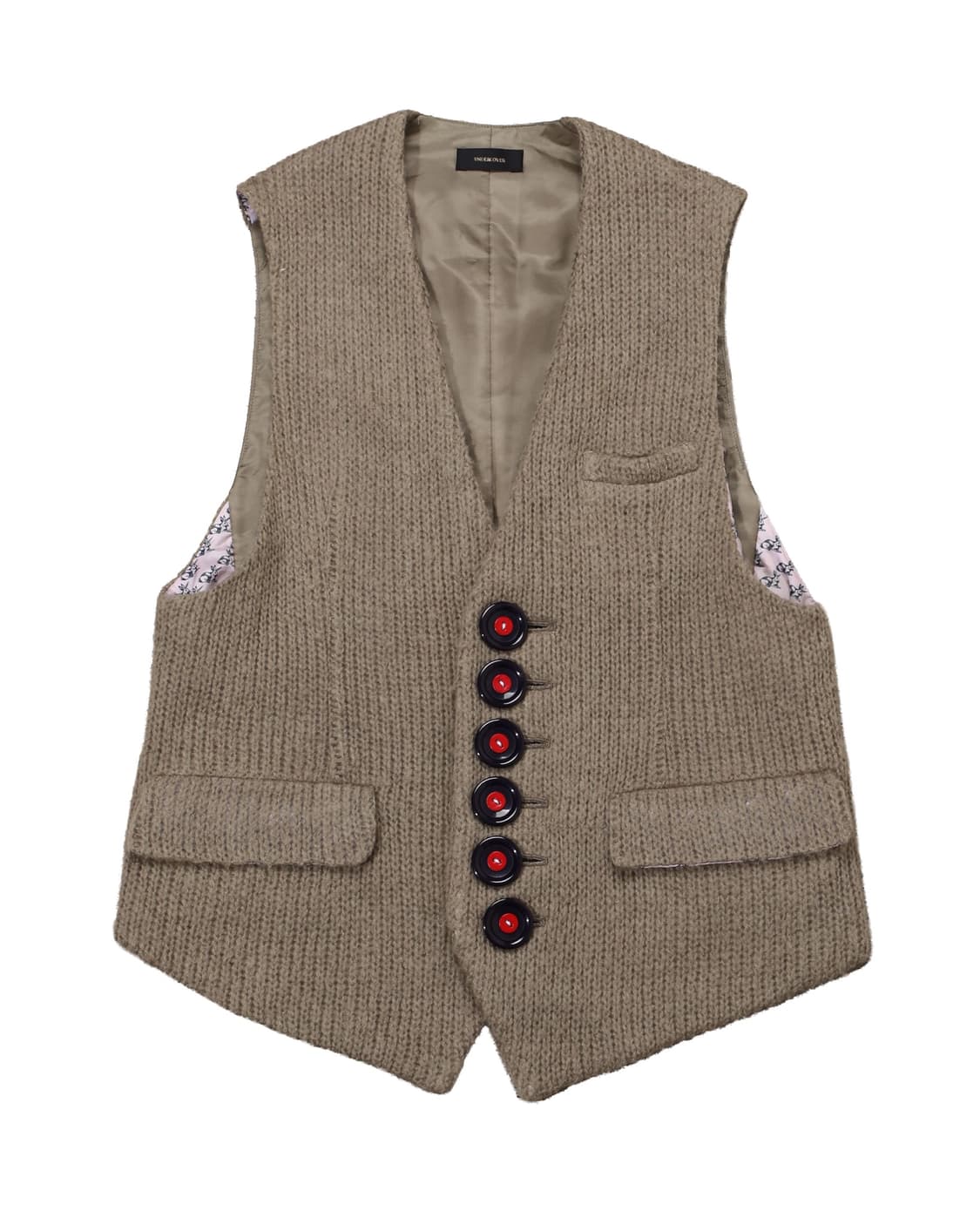 UNDERCOVER AW05 Rabbit Lining Knit Vest 상품이미지1