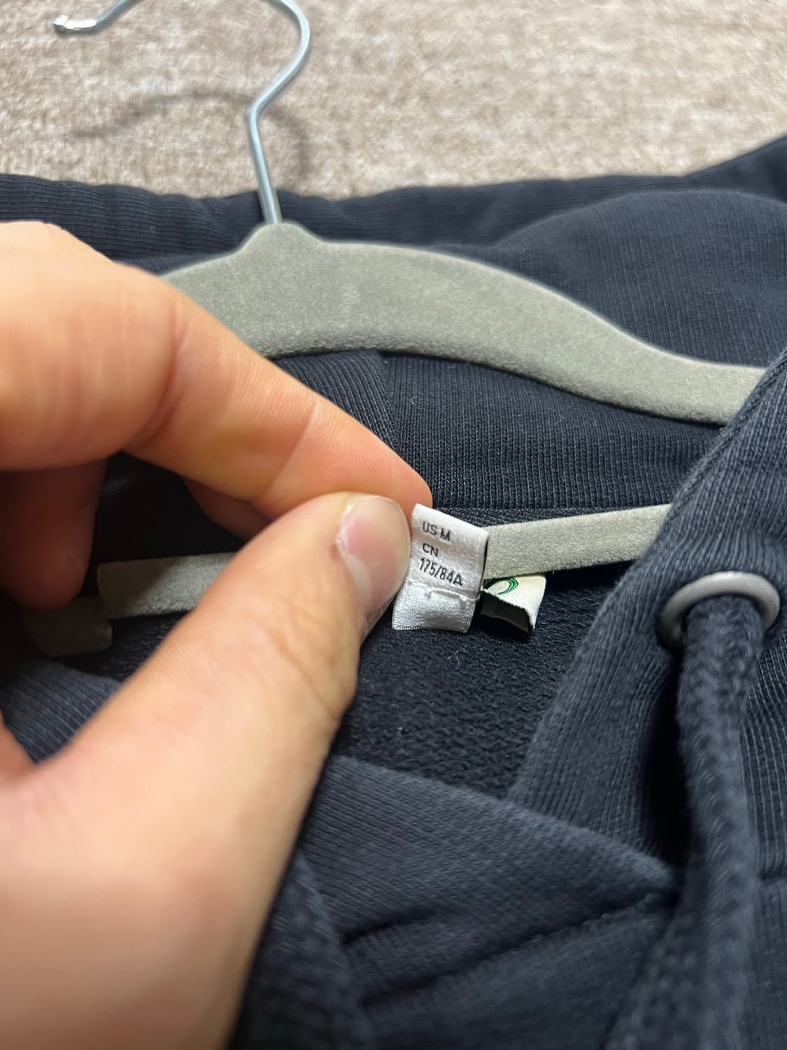 겐조 블랙 프린트 후드티 M 상품이미지4