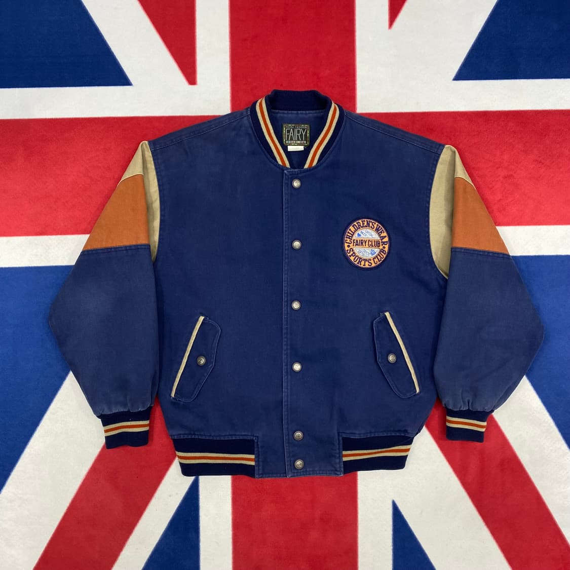 빈티지 바시티 자켓 실측 100 상품이미지1