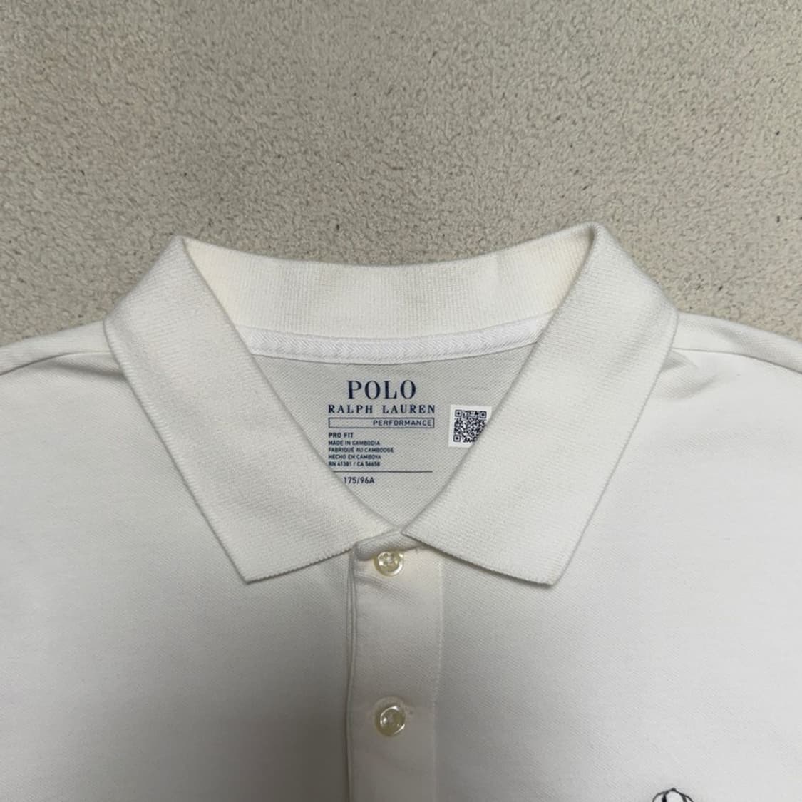 폴로 랄프로렌 골프 커스텀 슬림 퍼포먼스 베어 셔츠 화이트 M 상품이미지5