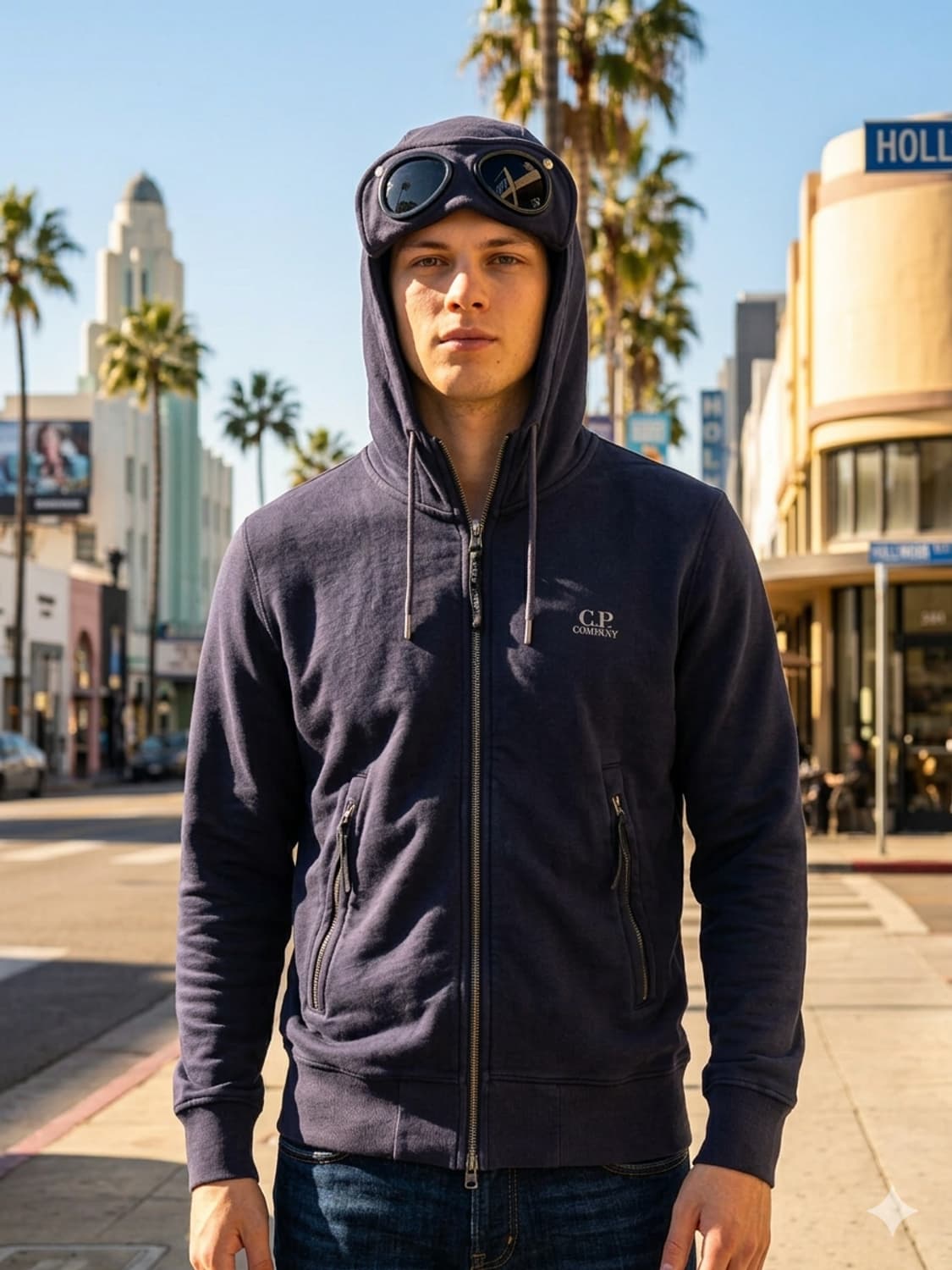 [정품] C.P. Company 씨피컴퍼니 고글 후드 집업 (95/M) 상품이미지1