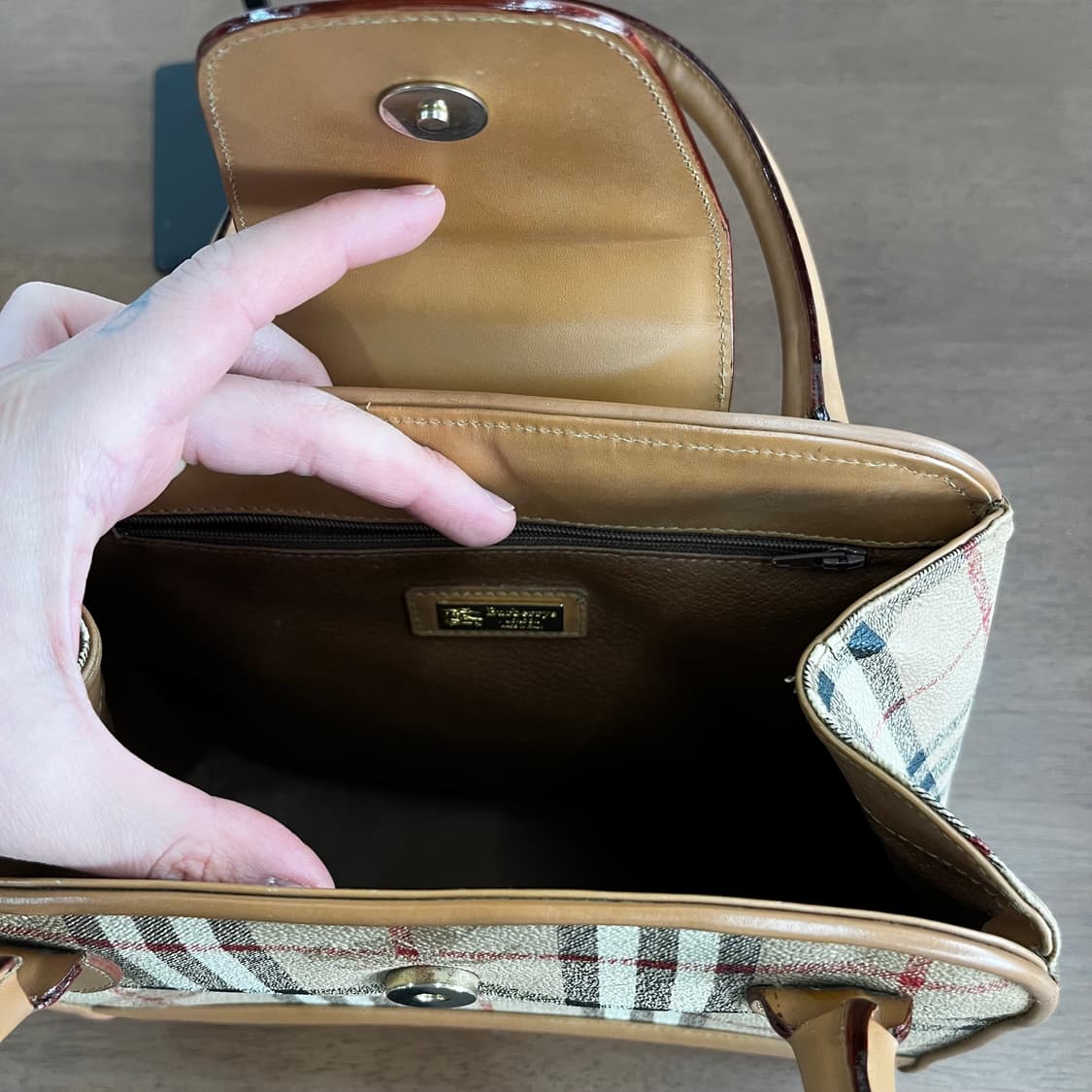 올드 버버리 노바체크 토트백 상품이미지7