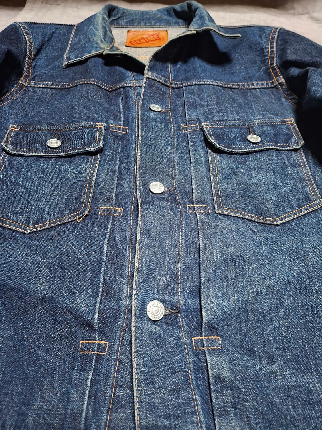 denime 드님 2세대 셀비지 데님 트러커 자켓 상품이미지9