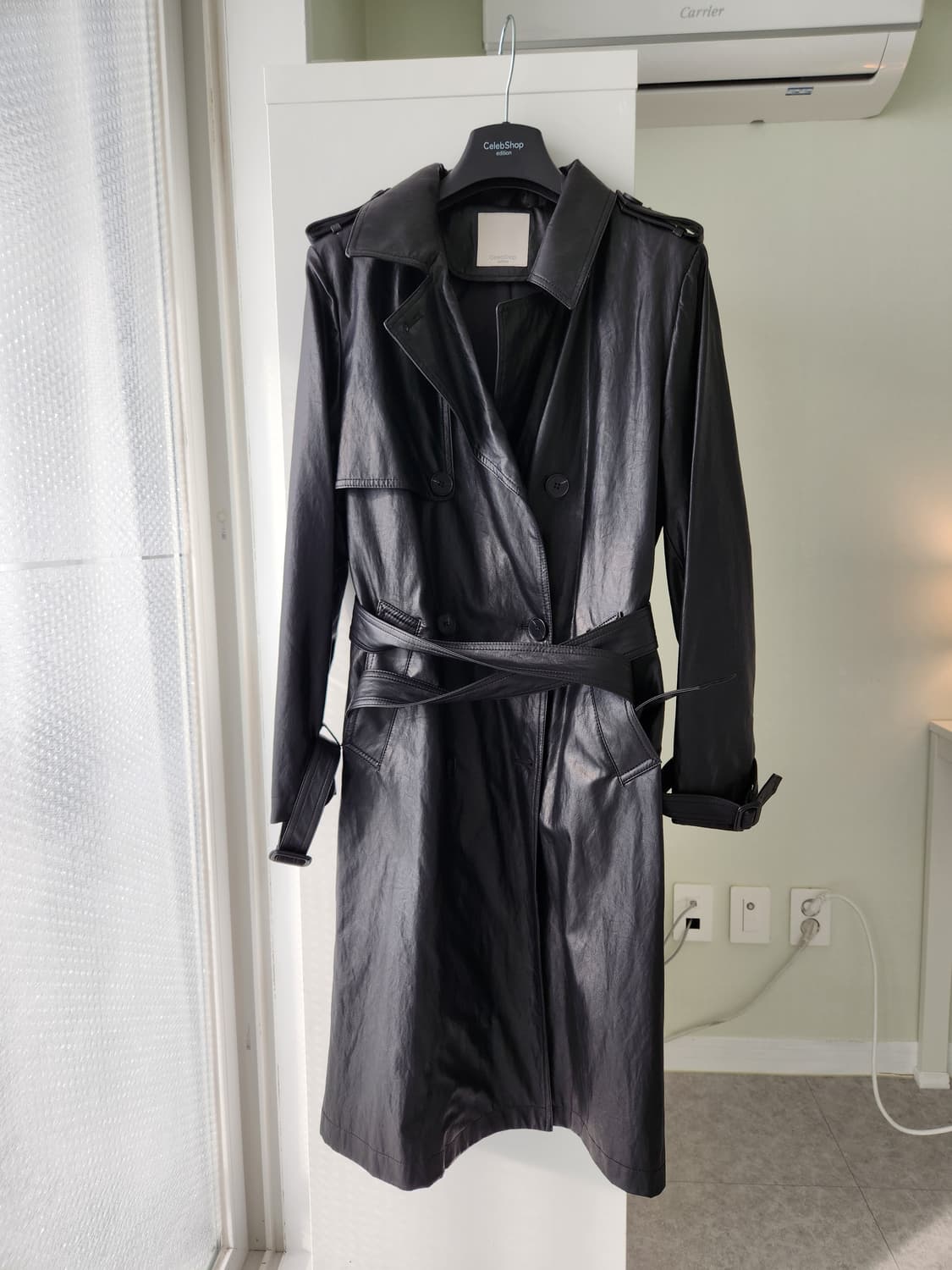 셀렉샵에디션 레더트렌치 새상품 상품이미지3