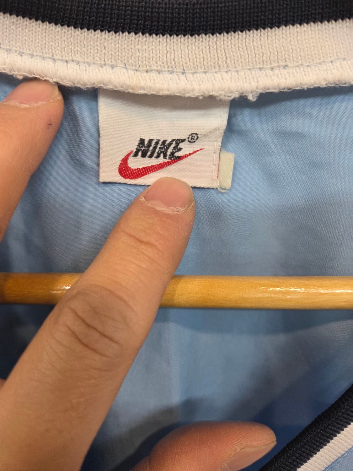 나이키 올드스쿨 빈티지 웜업 바람막이 반팔 L 상품이미지3