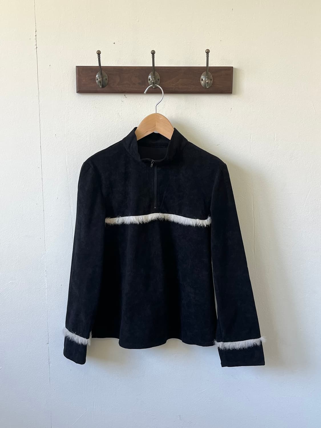 lnvitation 레이스 퍼 터틀넥 상품이미지1