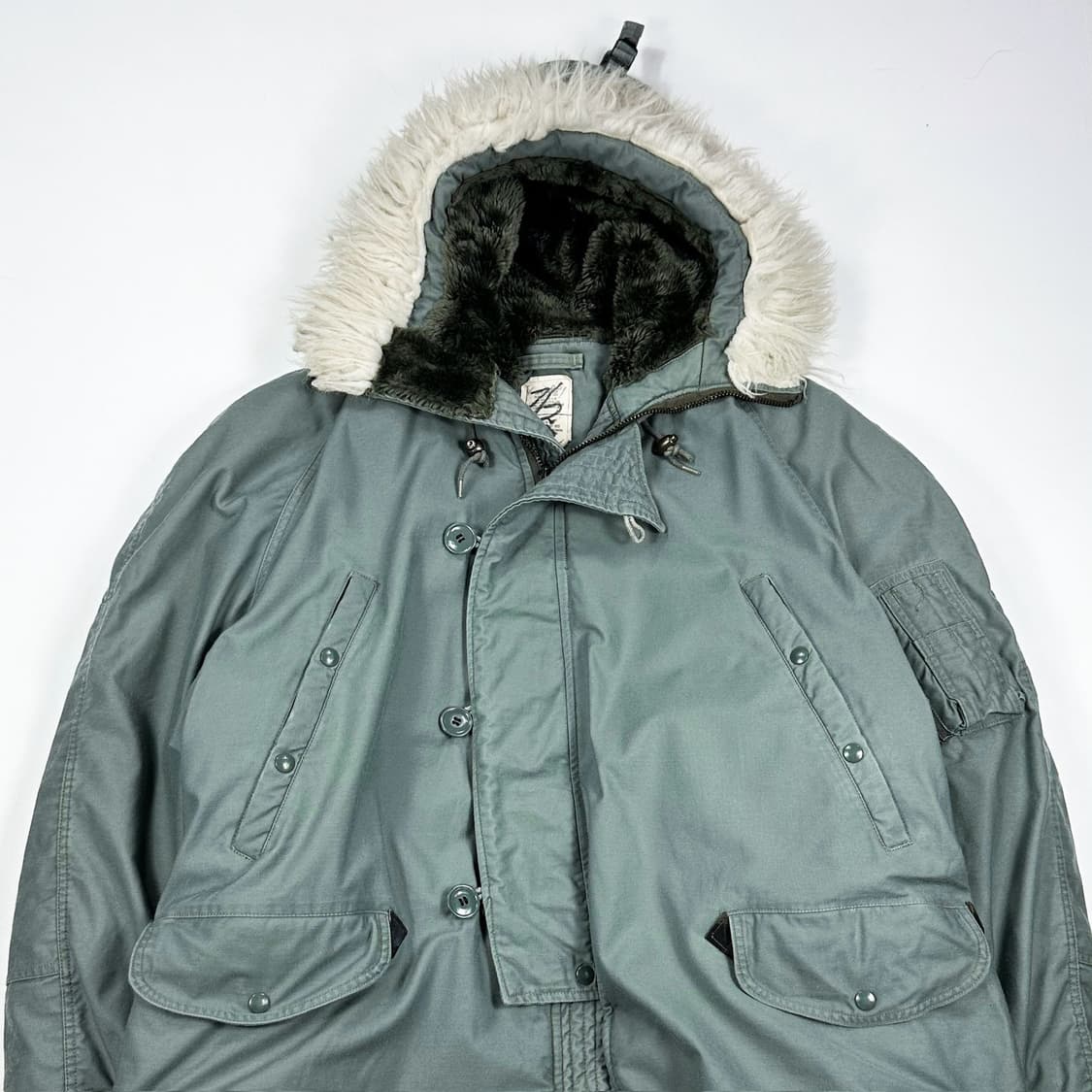 80s 오리지널 미군 N3B 익스트림 콜드 웨더 파카 XL 상품이미지3