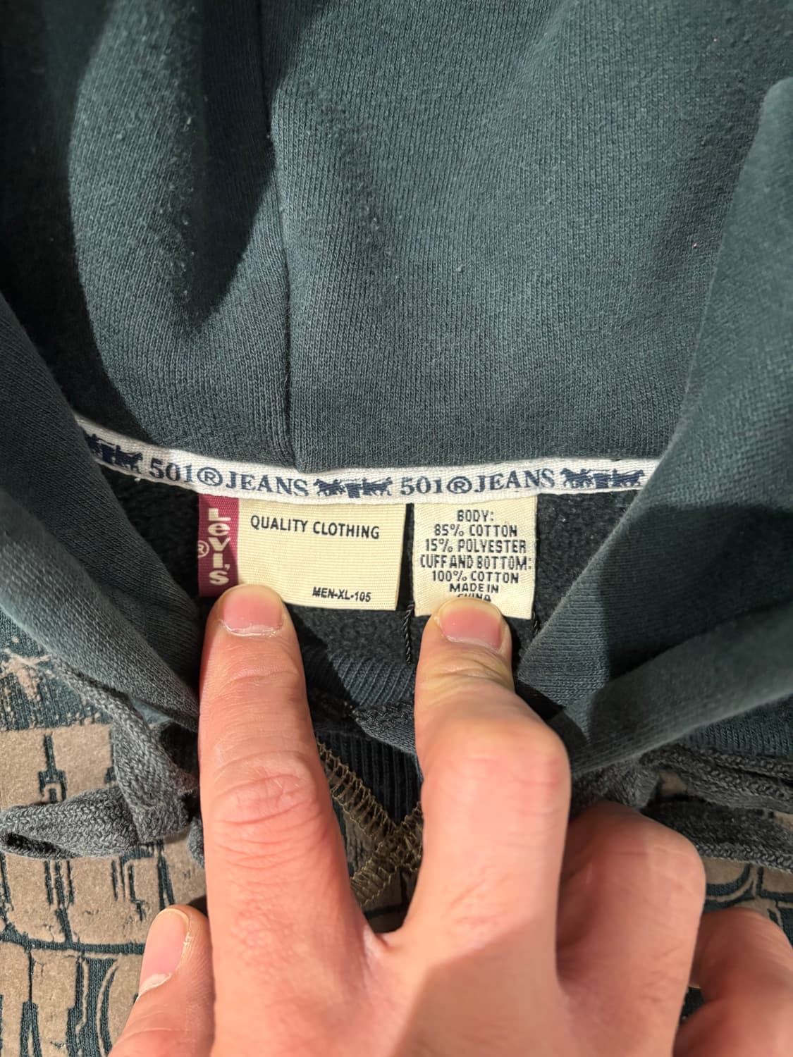 리바이스 501 후드 티셔츠   상품이미지9