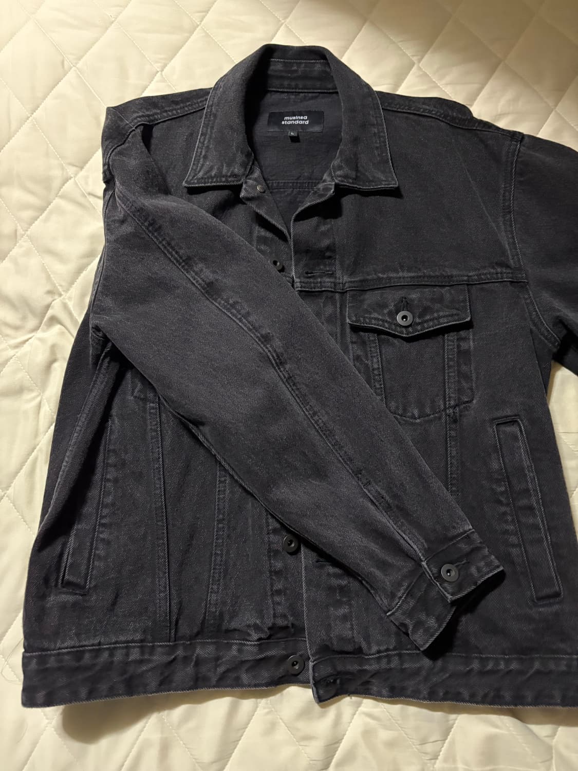 무신사 스탠다드 데님 자켓 L 상품이미지3